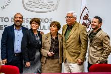 Involucrados en la presentación de los libros sobre Texas y Nuevo Santander.